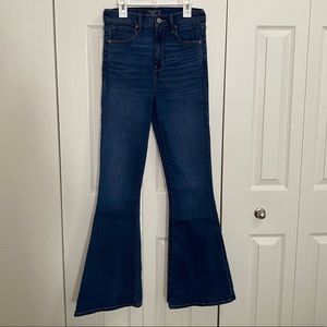 Abercrombie Flare High Rise Jeans